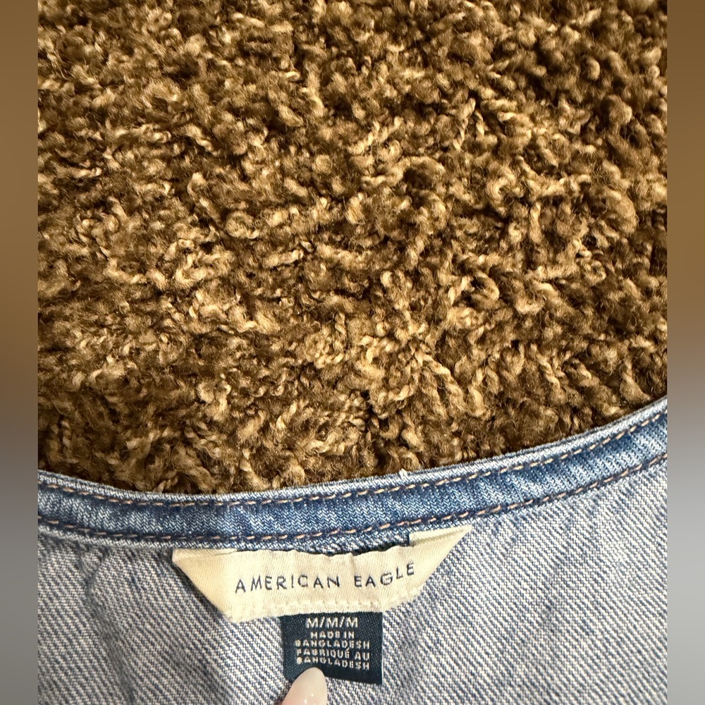 American Eagle Outfitters Light Blue Denim Pinafore - Picture 2 of 3